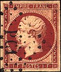 Losanges lettres romaines des ambulants