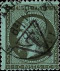Napoléon III - Timbre et oblitération