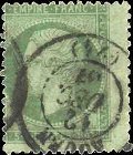 Timbre à date au type 15