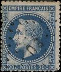 Losange de l'exposition Universelle de 1867 avec losange EU