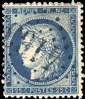 Losange gros chiffres bleu