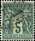 Oblitérations du jour de l'an - Losange gros chiffres