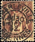 Les timbres à date de 1876 à 1900