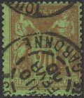 Timbre à date au type 84 ou A2