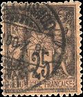 Timbre poste annulés à l'étranger