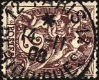 Timbre à date au type 04 avec mention PARIS entourés de numéros et mention PERIODIQUES