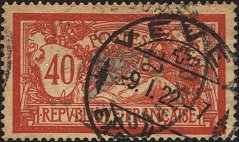 Timbre poste annulés à l'étranger
