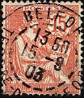 Timbre à date au type 01 ou A3c