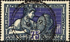 Timbre à date des bureaux de distribution au type B3