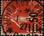 Timbre à date au type 04 avec lettres PP et nom de ville