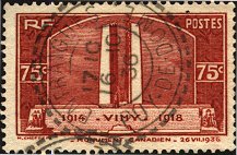 Timbre à date des bureaux de distribution au type B3