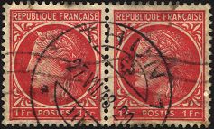 Timbre poste annulés à l'étranger