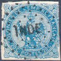 Losange avec lettres identifiant la colonie