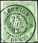 Timbres à date des colonies de 1864