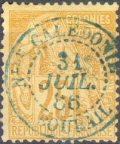 Timbres à date des colonies de 1864