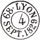 Essais de timbre  date de 1829