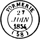 Les oblitérations de janvier 1849 - Type 14
